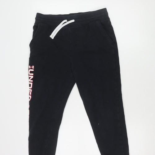 Under Armour Girls Black Joggers Size L