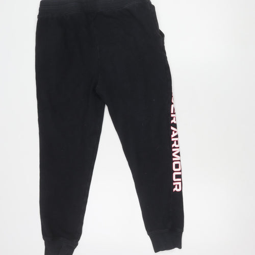 Under Armour Girls Black Joggers Size L