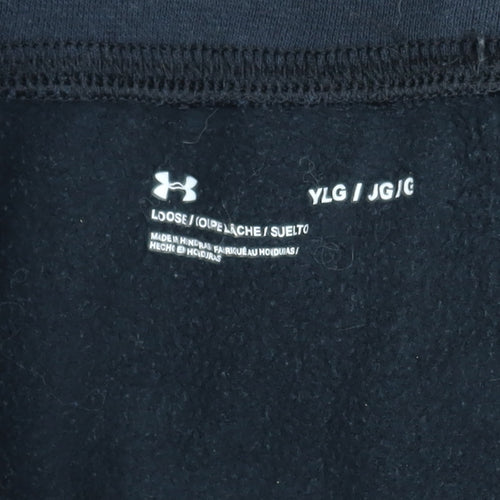 Under Armour Girls Black Joggers Size L