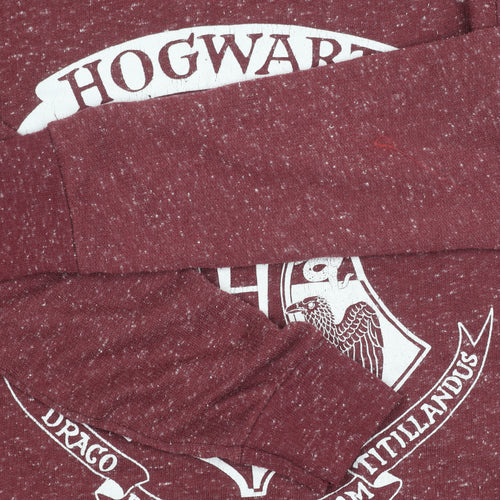 Harry Potter Women's Red Hogwarts Sweatshirt Size 12