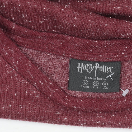 Harry Potter Women's Red Hogwarts Sweatshirt Size 12