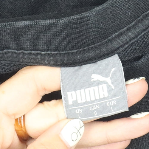 Puma Men's Black L Sweatshirt Pullover
