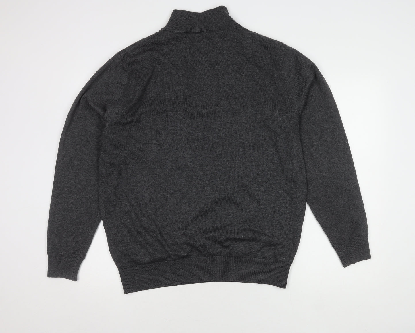 Cutter & Buck Men's Grey 1/4 Zip Sweatshirt, Size L