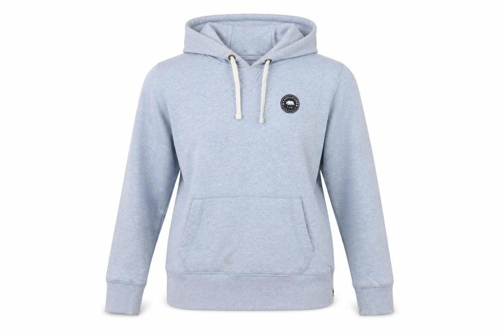 Front view of SoulCal Women's Blue Pullover Hoodie, size 14