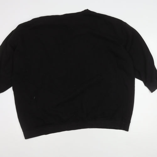 Disney Black Unisex Pullover Sweatshirt - Mickey Mouse Print