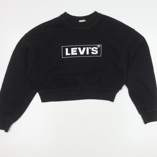 Levi's Women's Black Pullover Sweatshirt XS