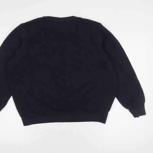 Slazenger Boys Black Sweatshirt M with Logo Accent