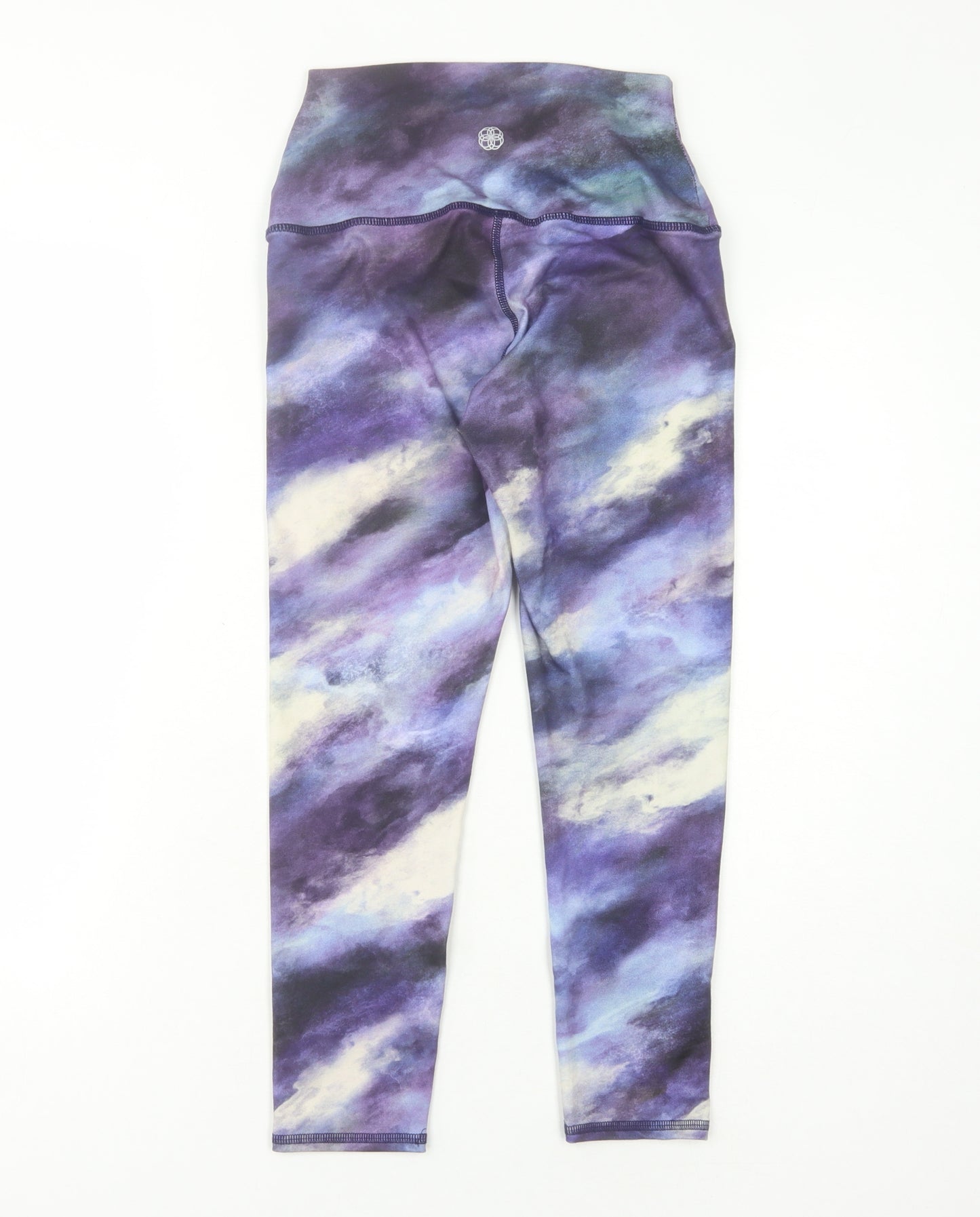 Evolution and Creation Women's Purple Tie Dye Leggings S