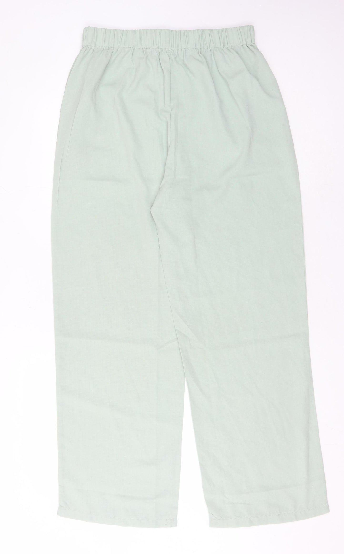 Luxara Paris Women's Green Straight Trousers S