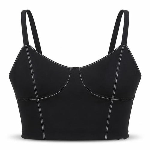 Bershka Women's Black Camisole Tank Top, Size S, Casual Style