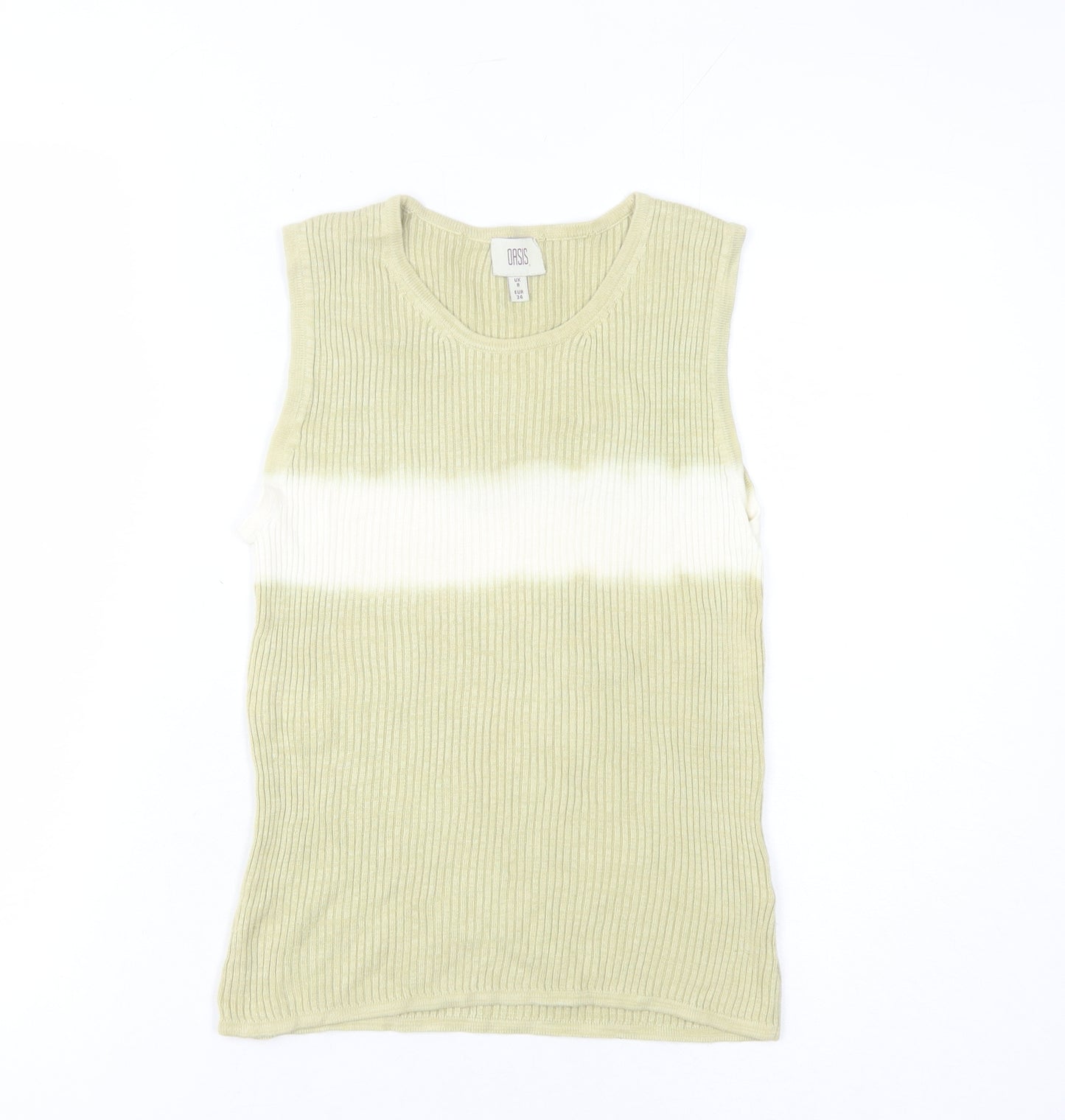 Oasis Women's Green Sleeveless Tank Top Size 8