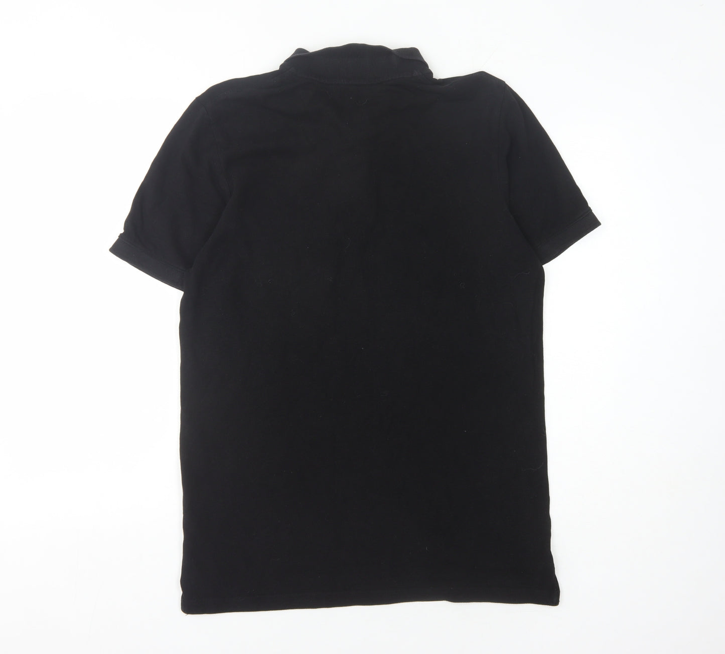 Jack & Jones Men's Black Polo Shirt Size L