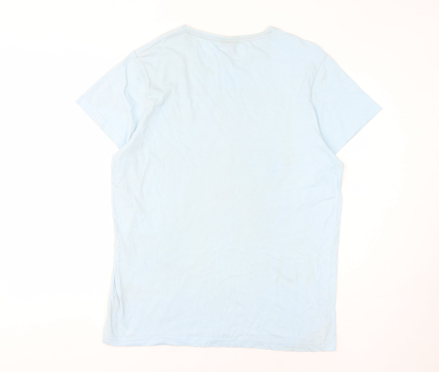 Maison Blaggio Men's Blue XL Graphic T-Shirt