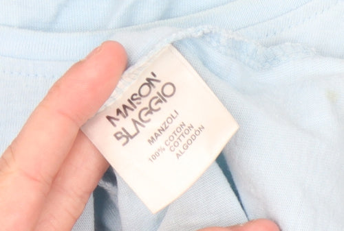 Maison Blaggio Men's Blue XL Graphic T-Shirt