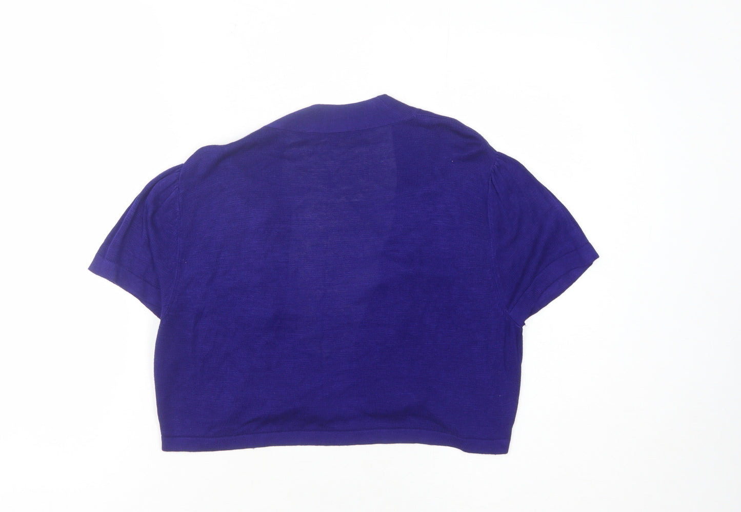 Debenhams Womens Purple Open Front Cardigan Size 18