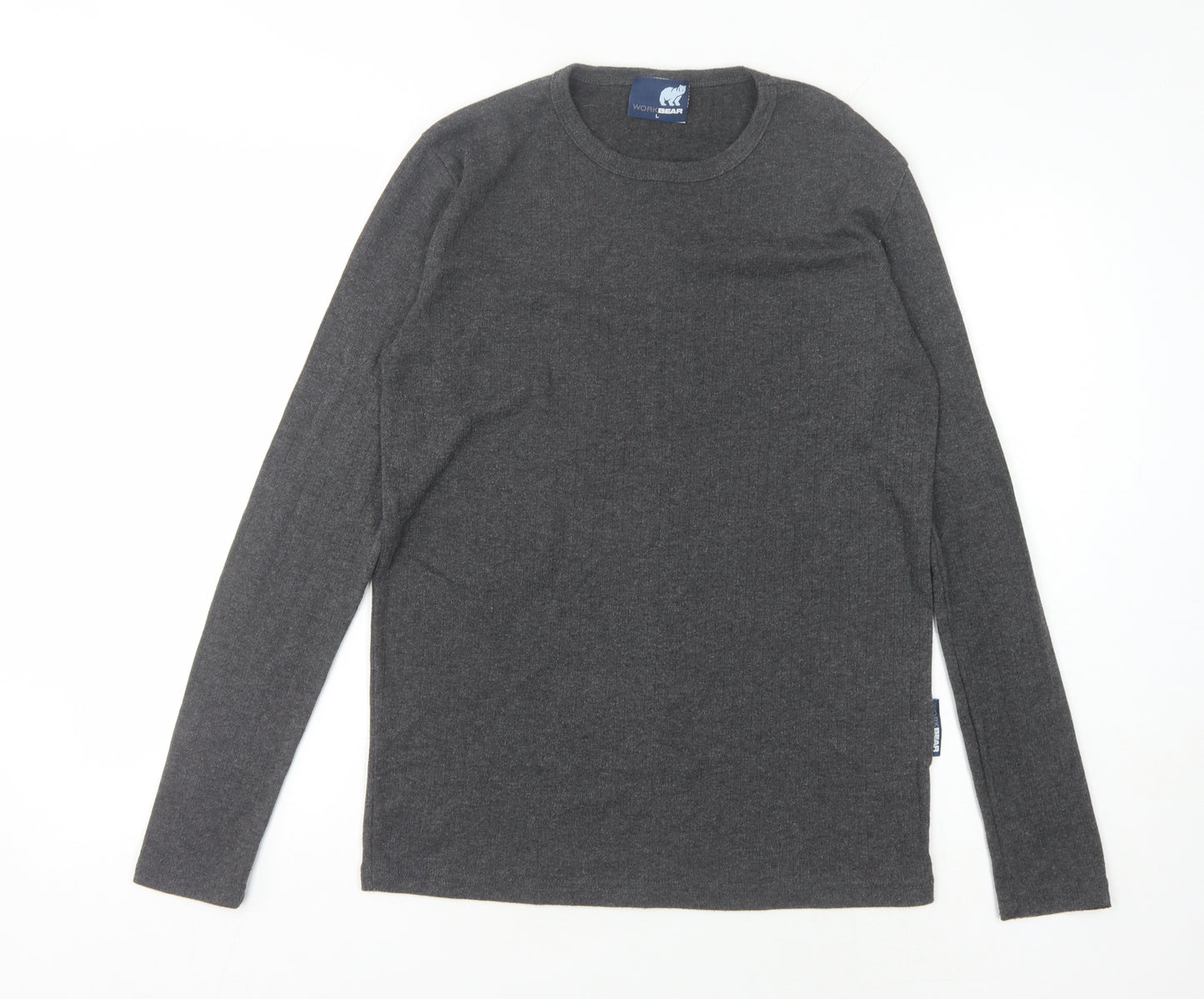Work Bear Men's Grey Long Sleeve T-Shirt - Size L