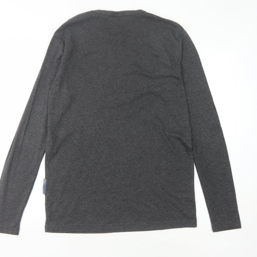 Work Bear Men's Grey Long Sleeve T-Shirt - Size L
