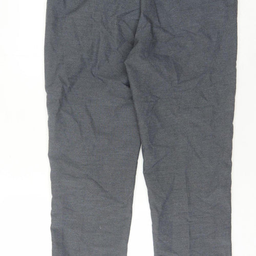 Marks and Spencer Men's Grey Trousers L Flat Front