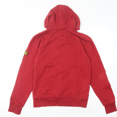 Life & Glory Men's Red XS Pullover Hoodie with Logo