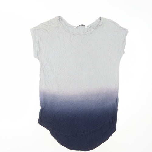 New Look Women's Grey Basic T-Shirt, Size 8, Viscose