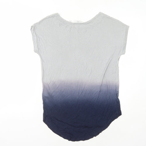 New Look Women's Grey Basic T-Shirt, Size 8, Viscose