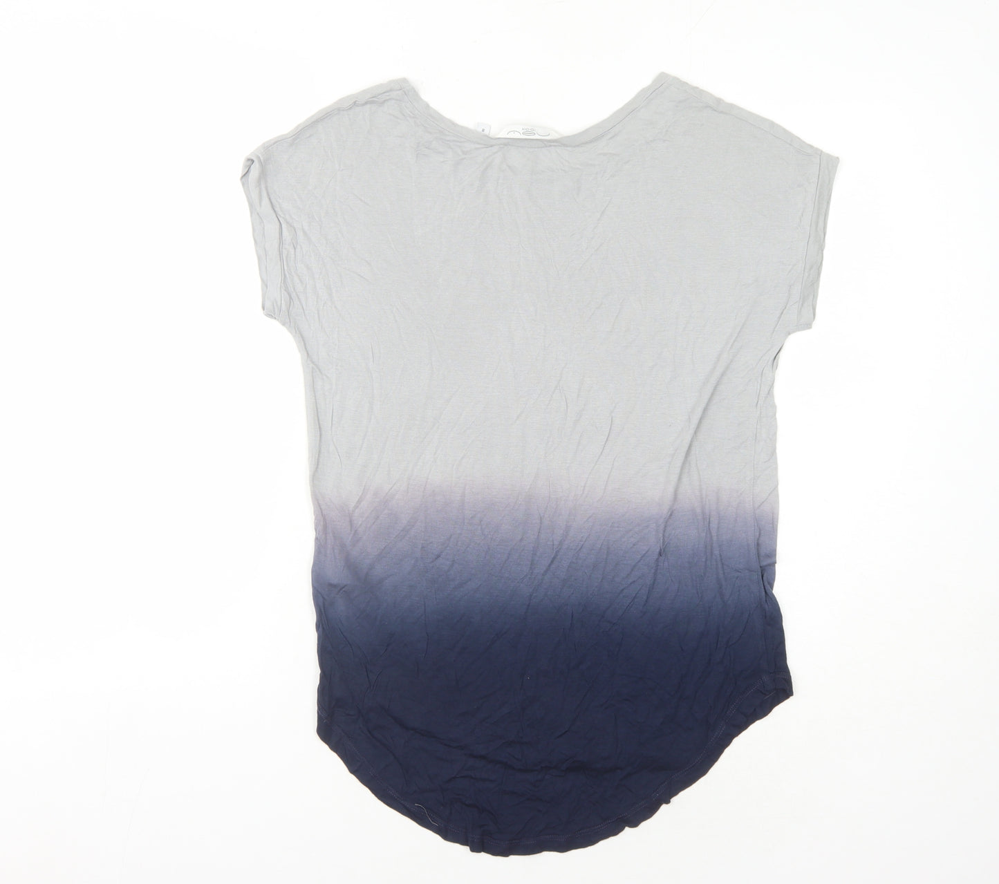 New Look Women's Grey Basic T-Shirt, Size 8, Viscose