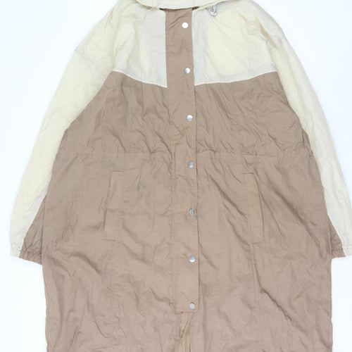 Next Women's Beige Parka Jacket Size 14