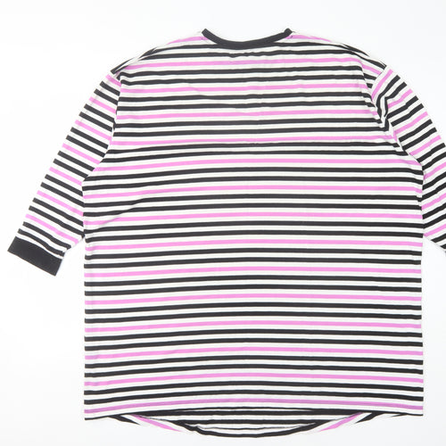 ASOS Women's Striped Ringer T-Shirt, Multicoloured, Size 14