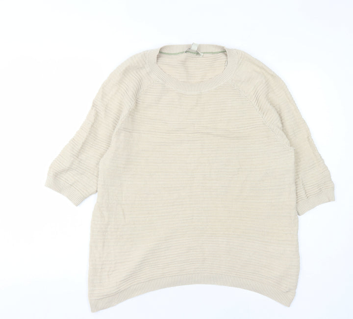 Esprit Women's Beige Pullover Jumper, Size S, Casual Knit