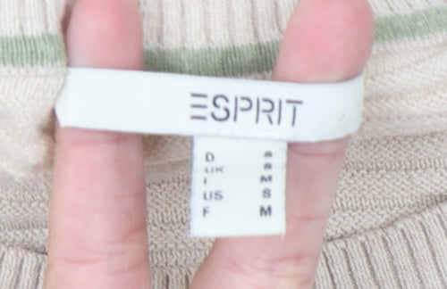 Esprit Women's Beige Pullover Jumper, Size S, Casual Knit