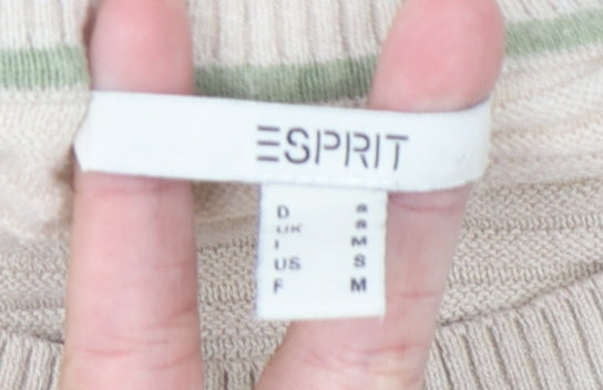 Esprit Women's Beige Pullover Jumper, Size S, Casual Knit