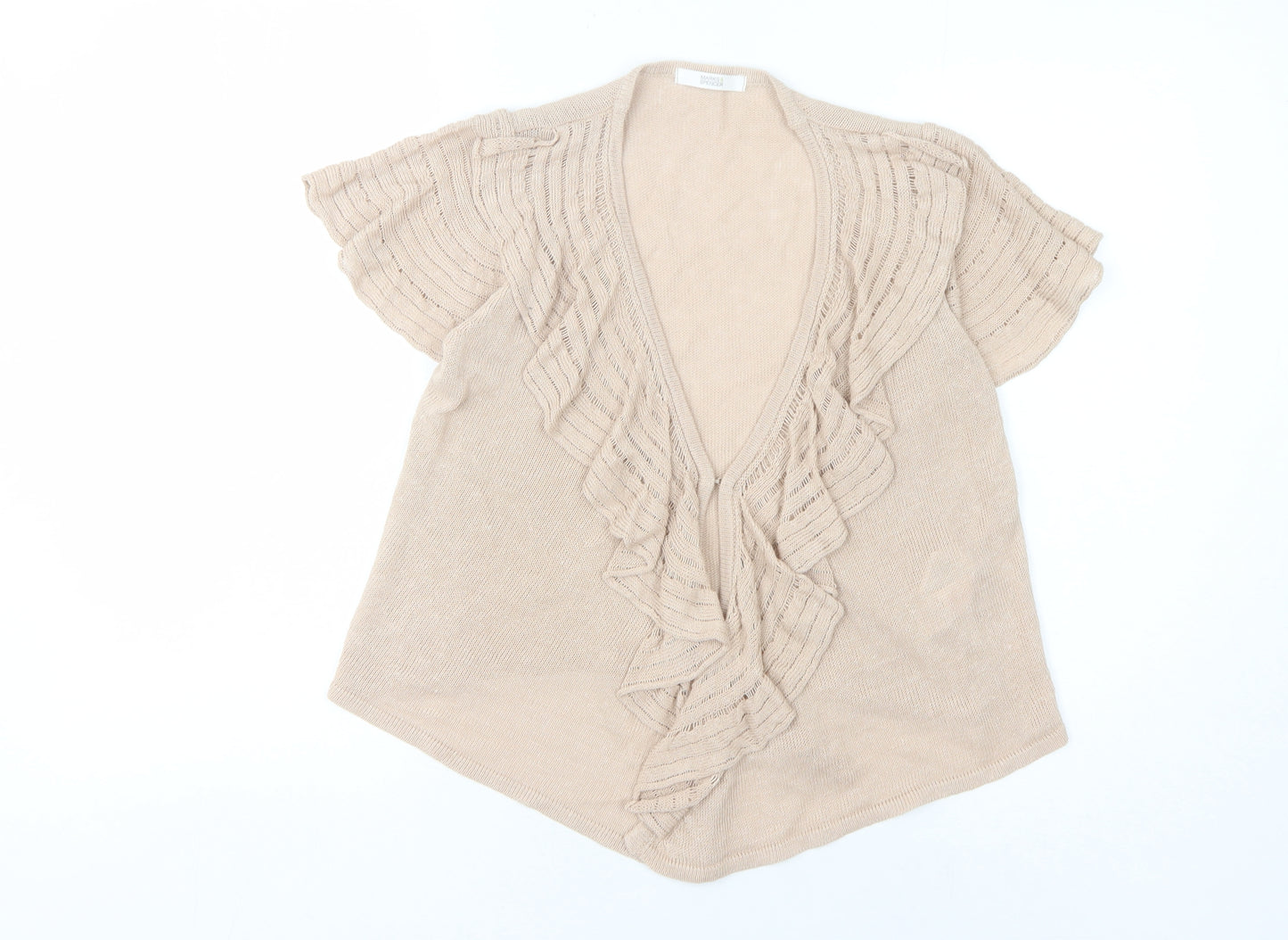 Marks & Spencer Women's Beige Shrug, Size 10, Casual Summer