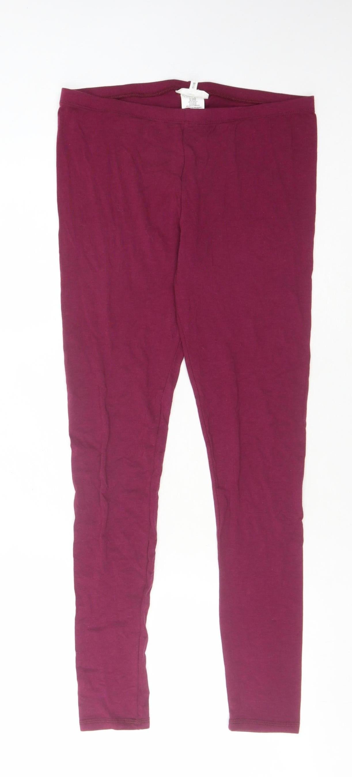 Thought Women's Purple Leggings Size 12 Viscose Blend