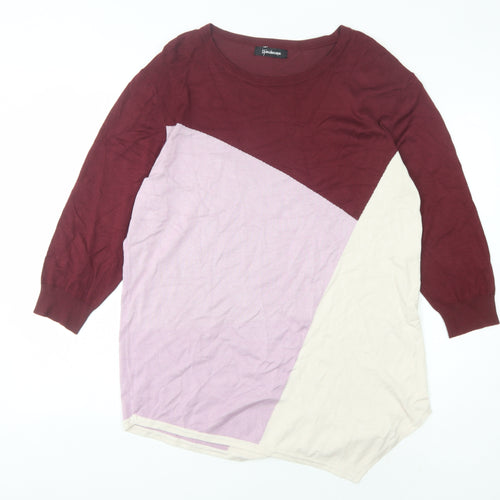 Kaleidoscope Women's Multicoloured Pullover Jumper Size 18