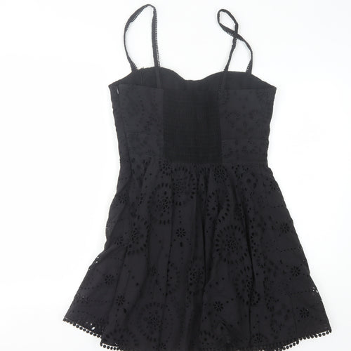 Zara Women's Black A-Line Dress M