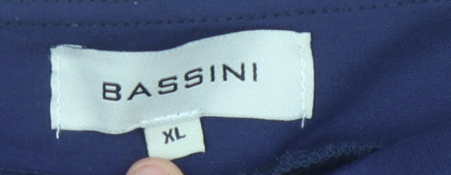 Bassini Women's Blue Studded Trousers XL