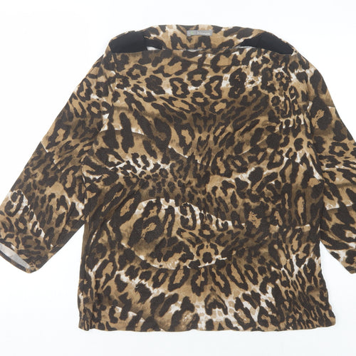 Marks and Spencer Women's Leopard Print Blouse UK 12