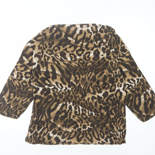 Marks and Spencer Women's Leopard Print Blouse UK 12