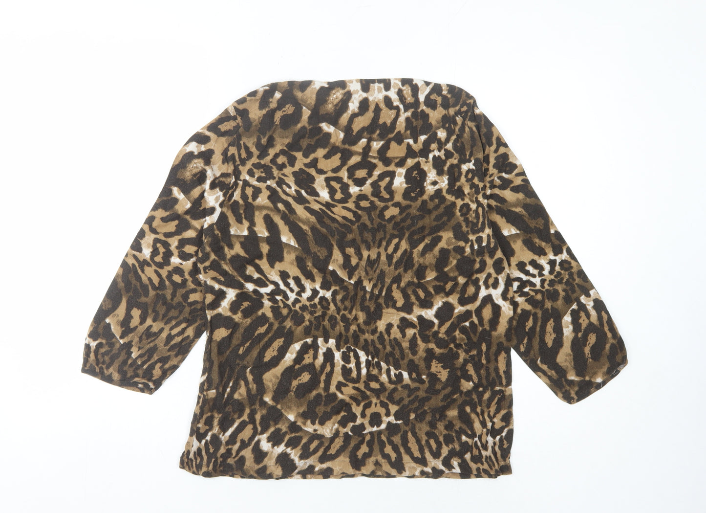 Marks and Spencer Women's Leopard Print Blouse UK 12
