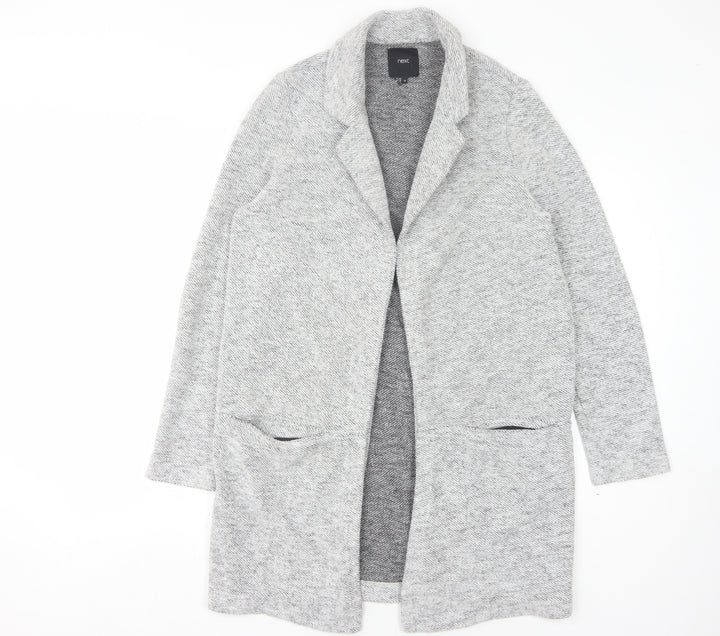 Next Women's Grey Cardigan, Collared Size 12