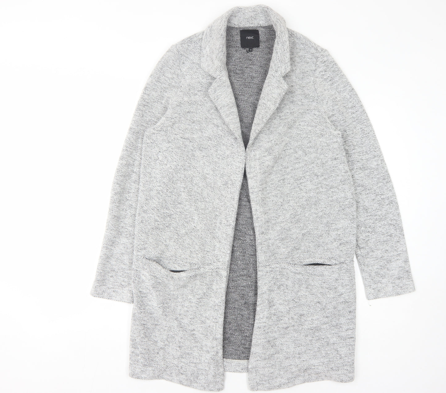 Next Women's Grey Cardigan, Collared Size 12