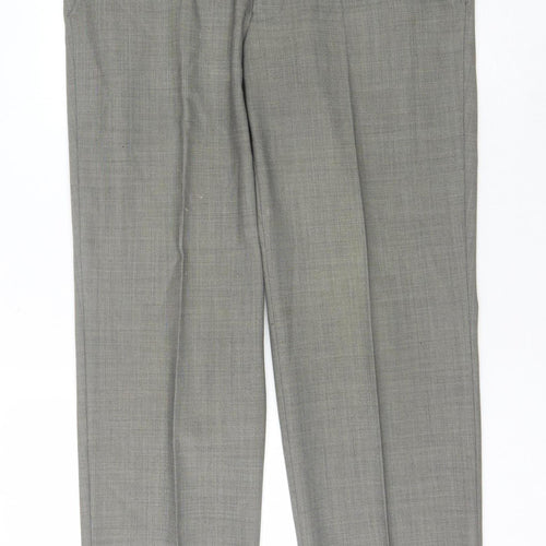 Marks and Spencer Men's Grey Dress Pants L 34in