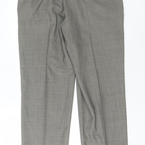 Marks and Spencer Men's Grey Dress Pants L 34in