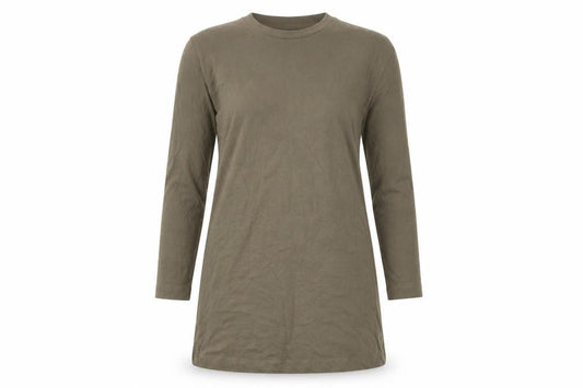Front view of Brave Soul Women's Green T-Shirt Dress, size 10