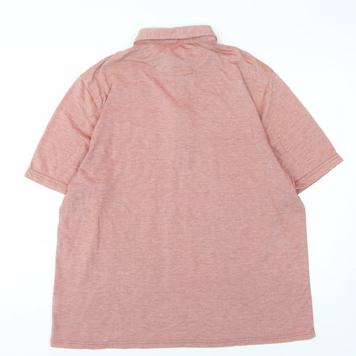Farah Men’s Pink Polo Shirt L Regular Fit