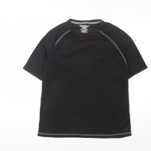 WorkWear Men's Black Large Short Sleeve T-Shirt