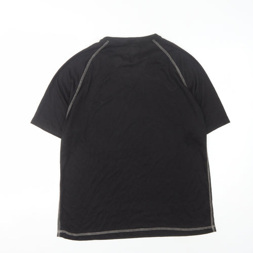 WorkWear Men's Black Large Short Sleeve T-Shirt