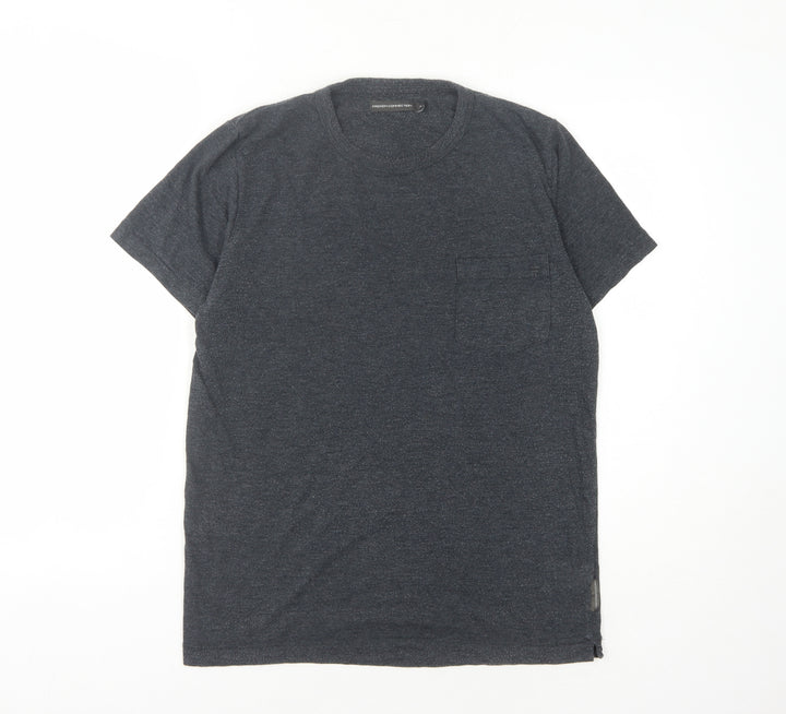 French Connection Men's Black Crew Neck T-Shirt S