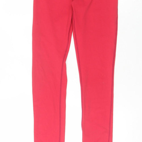Queenie Ke Women's Red Athletic Leggings Size S - Yoga Ready