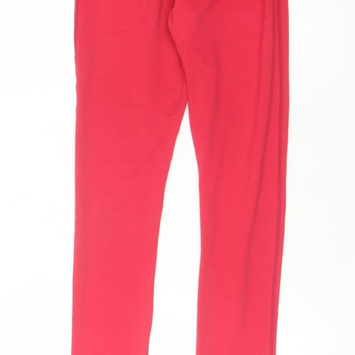 Queenie Ke Women's Red Athletic Leggings Size S - Yoga Ready